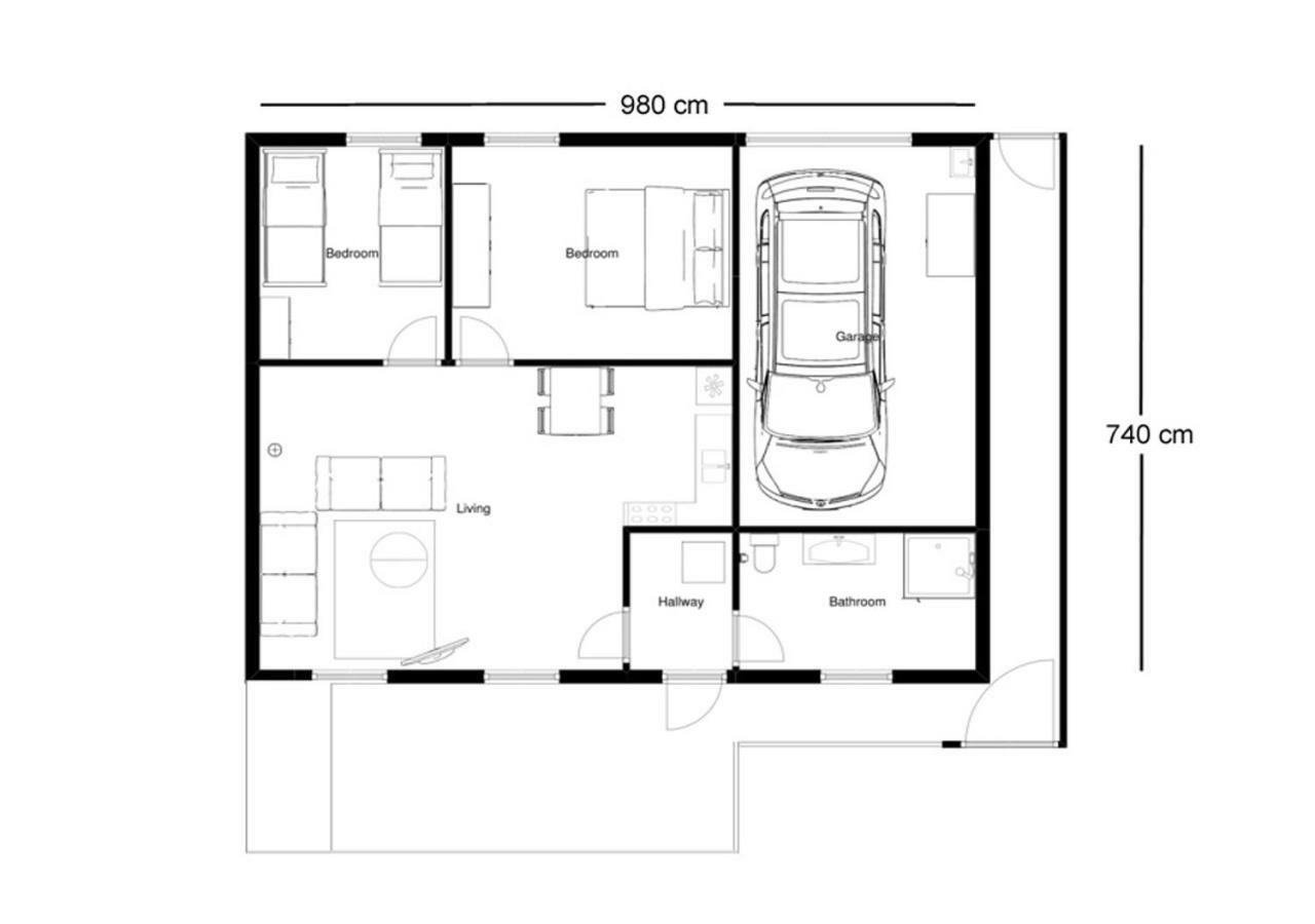Spacious Family Holiday Home 赞德沃特 外观 照片